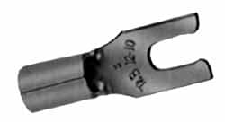 Thomas & Betts C10-14FL Locking Fork Terminal: Yellow, Non-Insulated, #1/4" Stud, Crimp Image