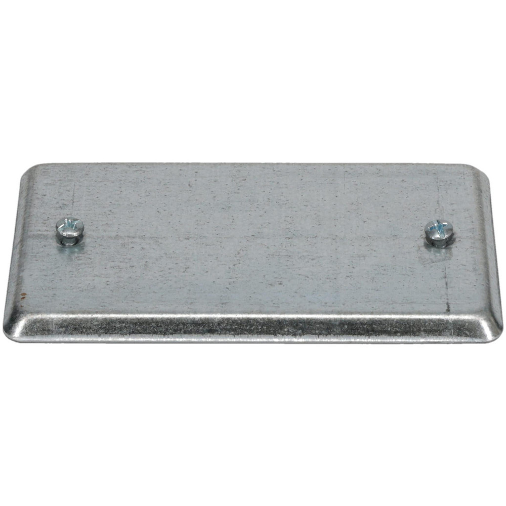 Electrical Box Cover: Steel - Includes Phillips Head Screw