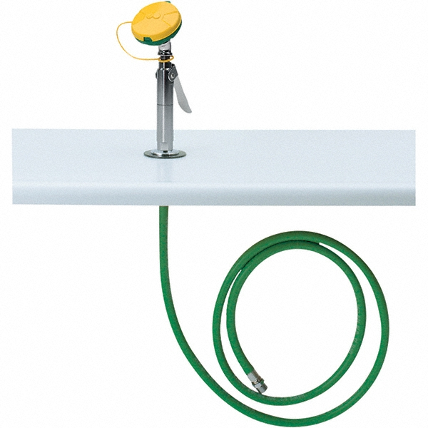 Haws 5" Wide x 104" High, Deck Mount, Plastic Bowl, Eye & Face Wash Station MSC Direct