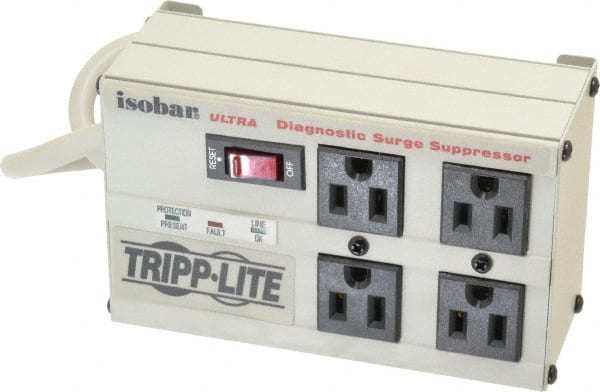Tripp-Lite IB4 ULTRA 4 Outlets, 120 Volts, 15 Amps, 6 Cord, Power Outlet Strip 