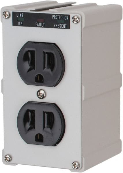 Tripp-Lite ISOBLOK 2-0 2 Outlets, 120 Volts, 15 Amps, Power Outlet Strip 