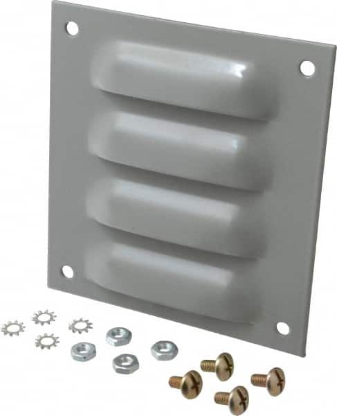 Electrical Enclosure Pole Mount Kit: Steel, Use with Environmental Control Enclosure