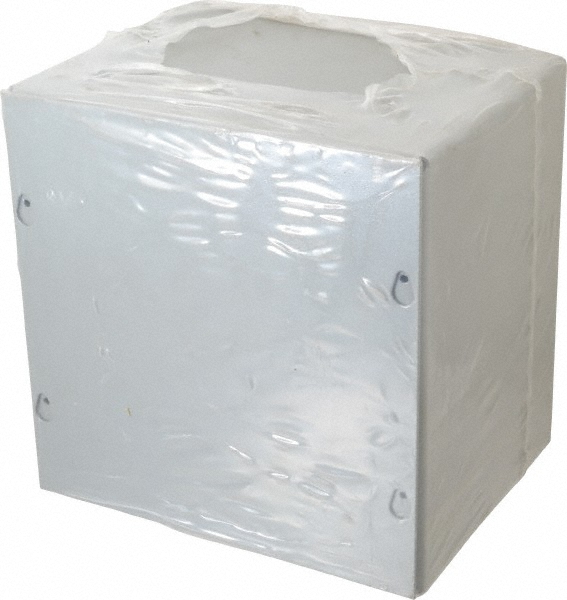 Junction Box Electrical Enclosure: Steel, NEMA 1 - 8" Wide, 8" High, 6" Deep