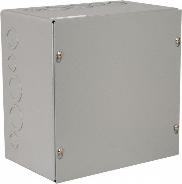 Wiegmann - NEMA 1 Steel Junction Box Enclosure with Screw Flat Cover ...