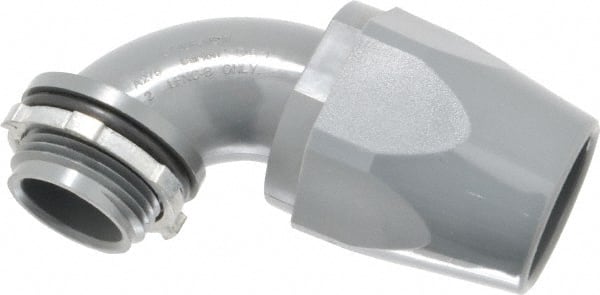 Thomas & Betts LT20F Conduit Connector: For Liquid-Tight, Thermoplastic, 1" Trade Size 