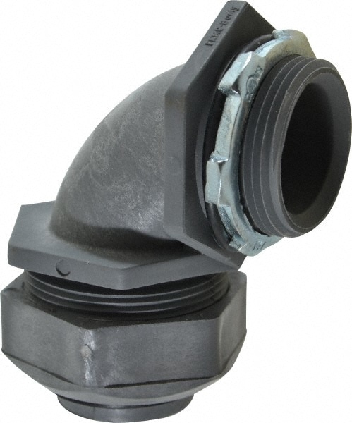 Thomas & Betts LT20G Conduit Connector: For Liquid-Tight, Thermoplastic, 1-1/4" Trade Size Image