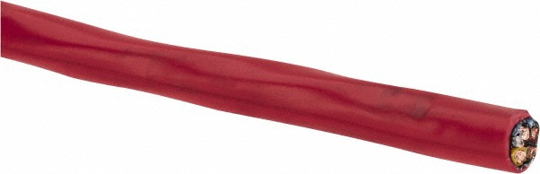 4 Wire, 16 AWG, Shielded, Riser Fire Alarm Cable, Priced as 1' Increments, Minimum Cut Length is 125', 1,000' Total Coil Length - 0.203" Dia, 0.017" Thick, PVC Jacket
