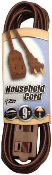 Southwire 94028907 9, 16/2 Gauge/Conductors, Brown Indoor Extension Cord 
