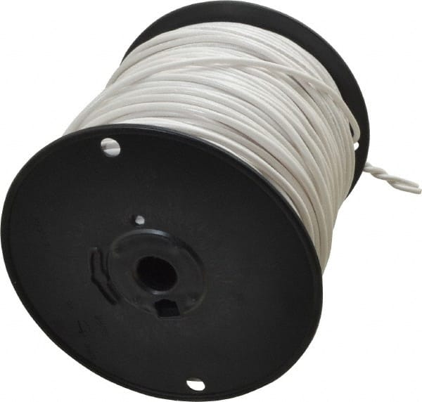 Southwire 411040501 Machine Tool Wire: 12 AWG, White, 500 Long, Polyvinylchloride, 0.155" OD 