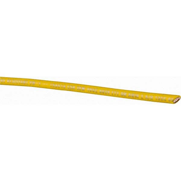 Southwire 411050502 Machine Tool Wire: 10 AWG, Yellow, 500 Long, Polyvinylchloride, 0.18" OD 