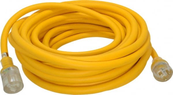 Southwire 1788SW0002 50, 10/3 Gauge/Conductors, Yellow Outdoor Extension Cord 