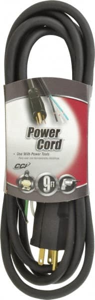Southwire 9856SW0008 9, 16/3 Gauge/Conductors, Black Outdoor Replacement Cord 
