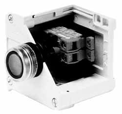 Electrical Switch Contact Blocks; Contact Configuration: NC ; Terminal Type: Screw ; For Use With: Polycarbonate Enclosure ; Hole Diameter (mm): 22 ; Standards Met: CE; cULus Listed