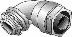 Thomas & Betts 5358 Conduit Connector: For Liquid-Tight, Malleable Iron, 2-1/2" Trade Size 