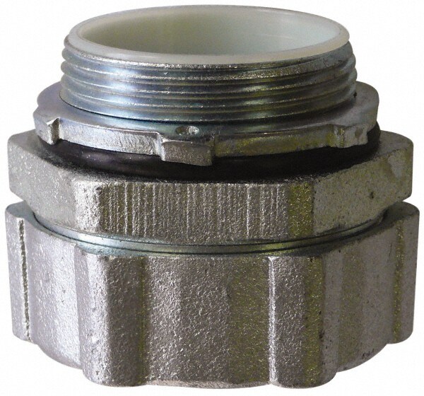 Conduit Connector: For Liquid-Tight, Malleable Iron, 3-1/2" Trade Size