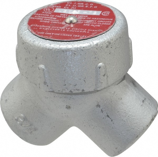 Thomas & Betts LBY25-TB Conduit Elbow: For Rigid & Intermediate (IMC), Iron, 3/4" Trade Size Image