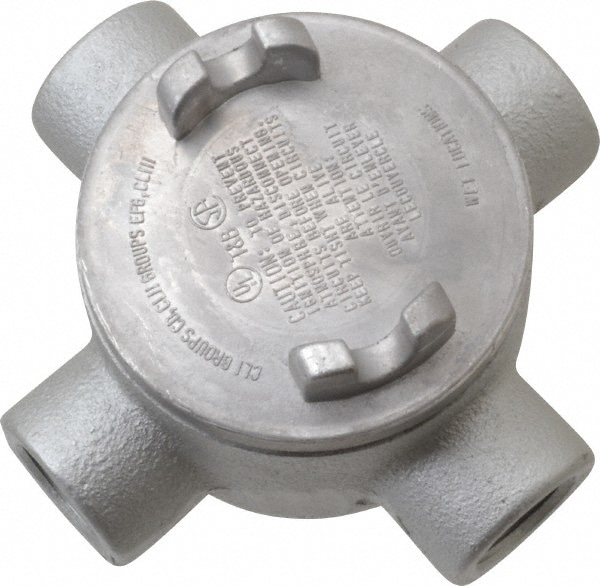 Thomas & Betts GUAX26-TB Electrical GUAX Box: Iron, Round, 3-1/2" OAW, 2" OAD Image