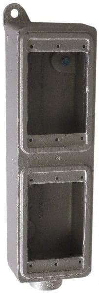 O-Z/Gedney FS-2T-75 Electrical Device Box: Iron, Rectangle, 1 Gang 