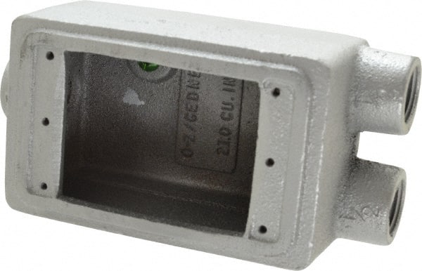 O-Z/Gedney FSCC-1-50 Electrical Device Box: Iron, Rectangle, 1 Gang 