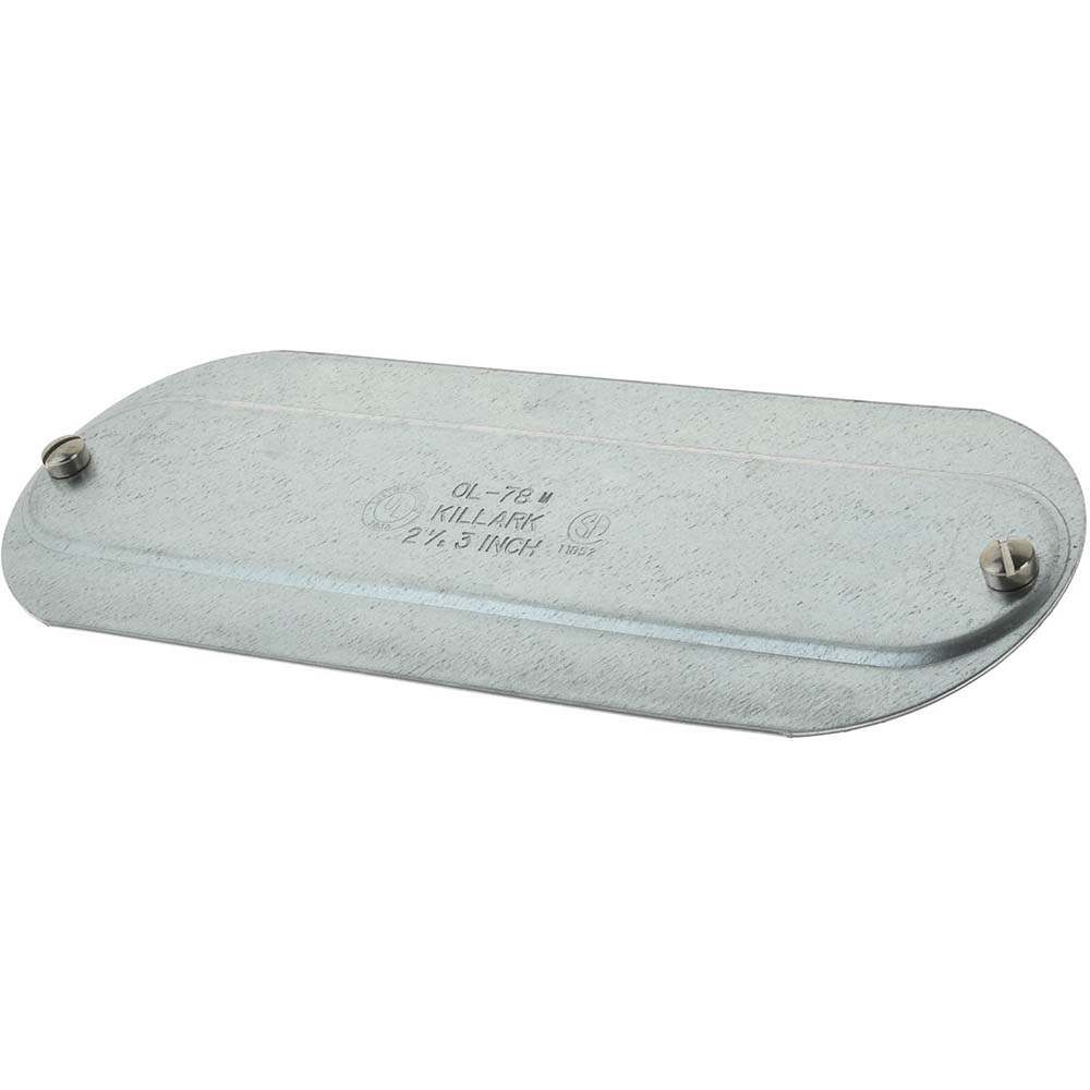 Hubbell Killark 21/2" & 3" Trade, Steel Conduit Body Cover Plate