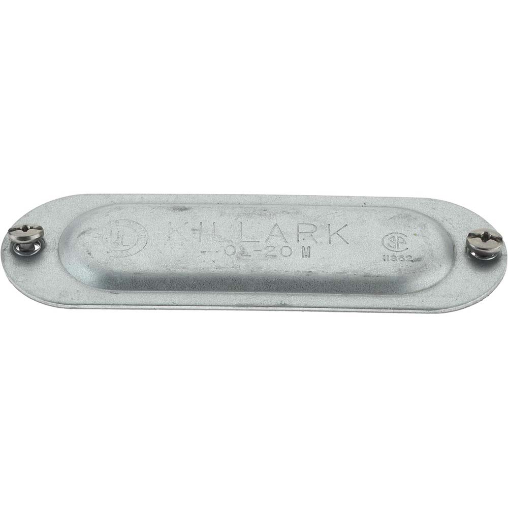 Hubbell Killark 3/4" Trade, Steel Conduit Body Cover Plate 54120902