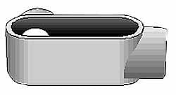 Form 7, LB Body, 2-1/2" Trade, IMC, Rigid Iron Conduit Body
