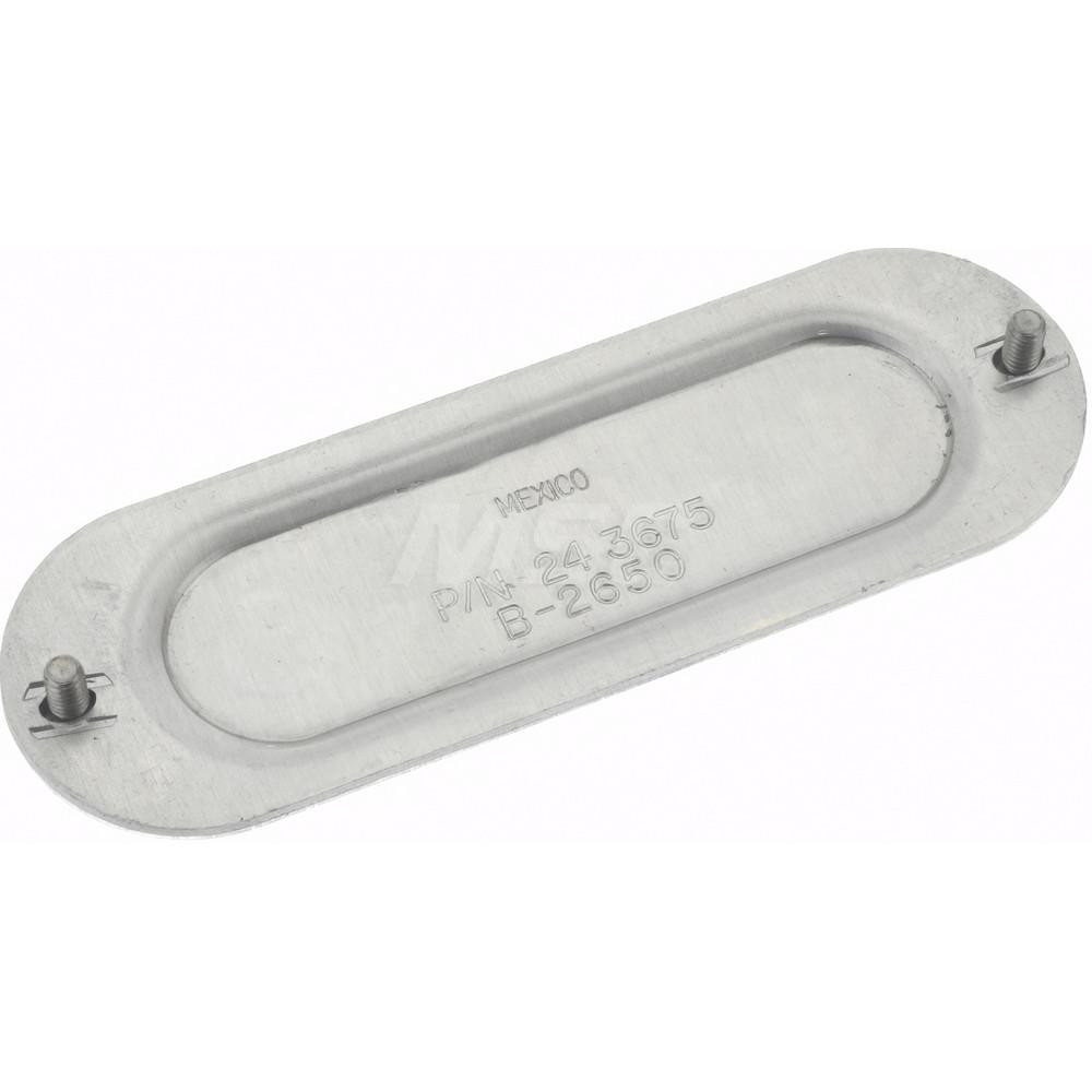 Hubbell Killark 3/4" Trade, Aluminum Conduit Body Cover Plate MSC