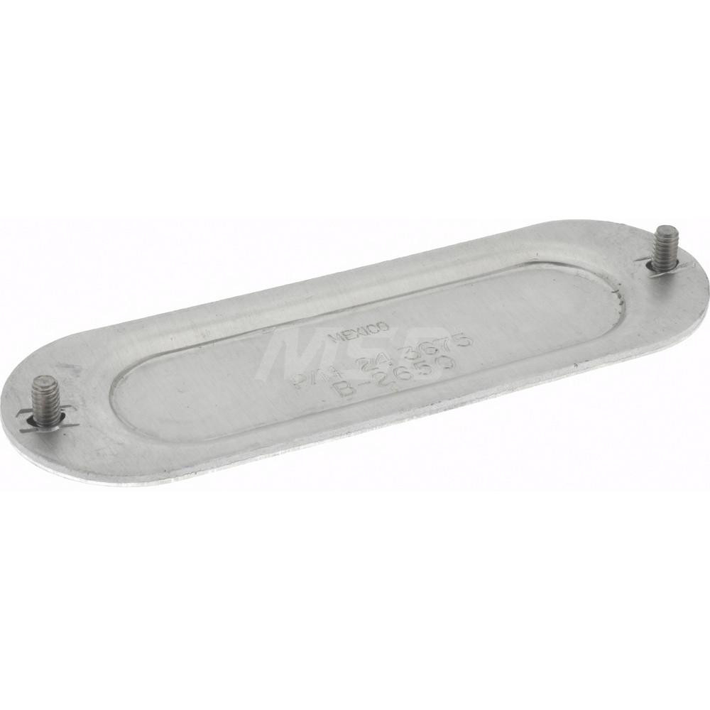 Hubbell Killark 3/4" Trade, Aluminum Conduit Body Cover Plate MSC