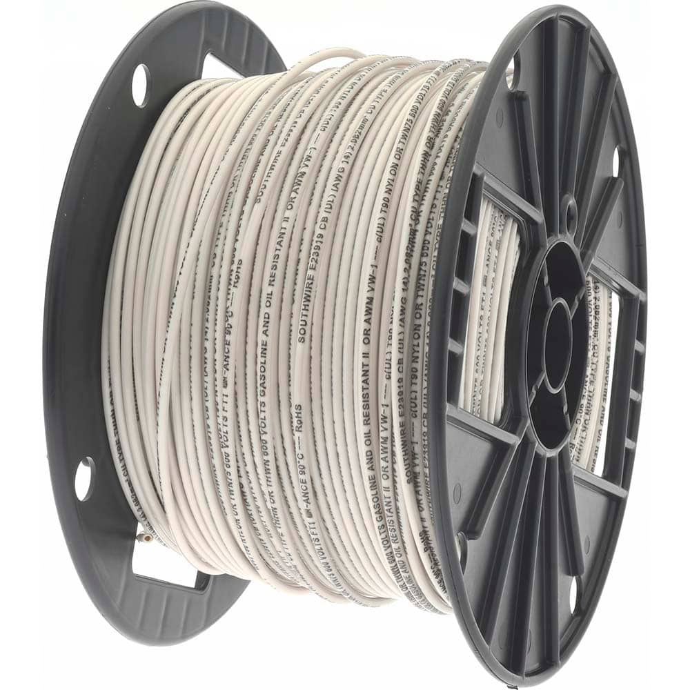 Southwire 11580801 THHN/THWN, 14 AWG, 15 Amp, 500 Long, Solid Core, 1 Strand Building Wire 