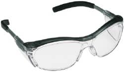 Safety Glass: Anti-Fog & Scratch-Resistant, Polycarbonate, Clear Lenses, Half-Framed, UV Protection
