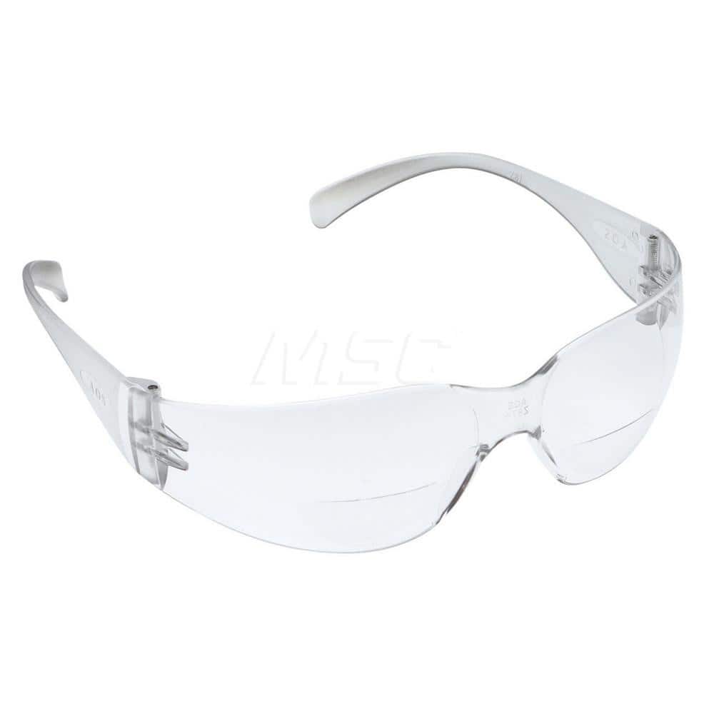 Magnifying Safety Glasses: +2, Clear Lenses, Anti-Fog & Scratch Resistant, ANSI Z87.1 & CSA Z94.3