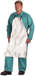 PRO-SAFE AL01-CK Bib Apron: 24 x 39", Aluminized Carbon Kevlar Image