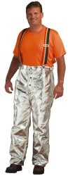 PRO-SAFE AL09-CK-M Aluminized Pants: Medium, Aluminized Carbon Kevlar Image