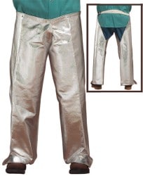 PRO-SAFE AL13-BK-HIP Aluminized Pants: Aluminized Blended Kevlar Image