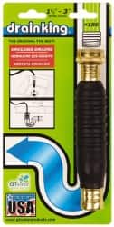 For 1-1/2 to 3 Inch Pipe, 6-3/8 Inch Cable Length, Handheld, Manual and Hand Drain Cleaner