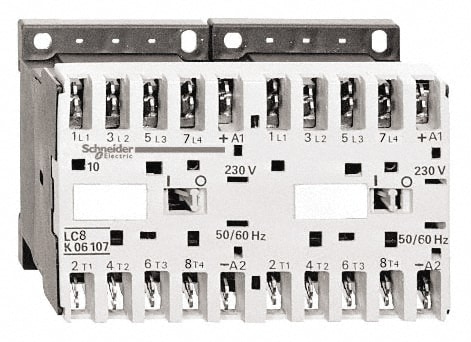 Schneider Electric LC2K09107B7 IEC Contactor: 3 Poles, NO Image