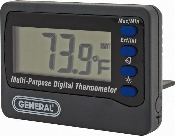 General - Digital Aquarium Thermometer: 122 ° F - 54195151 - MSC Industrial  Supply
