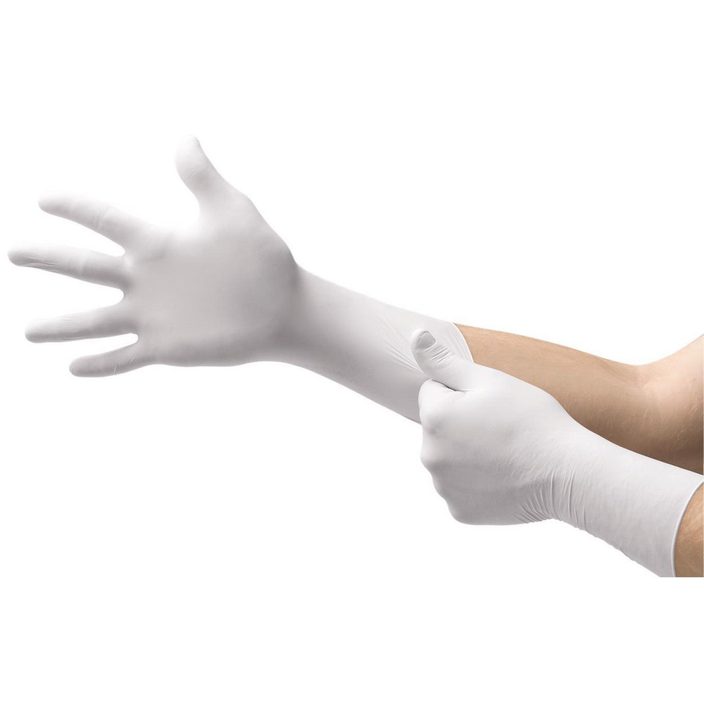 Series TouchNTuff Disposable Gloves: Size 7.5, 8.26 mil, Synthetic Polymer-Coated Latex, Cleanroom Grade, Unpowdered