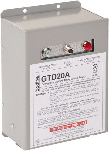 PHILIPS bodine GTD20A Generator Transfer Device 