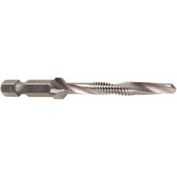 1/4-20, 3" Overall Length, 2" Drill Length, High Speed Steel Combination Drill and Tap Set
