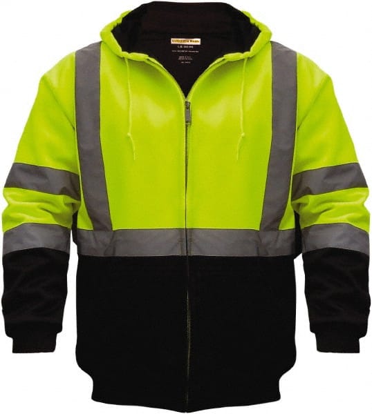Utility Pro Wear UHV425-YB-M Size M Yellow & Black Cold Weather & High Visibility Sweatshirt 