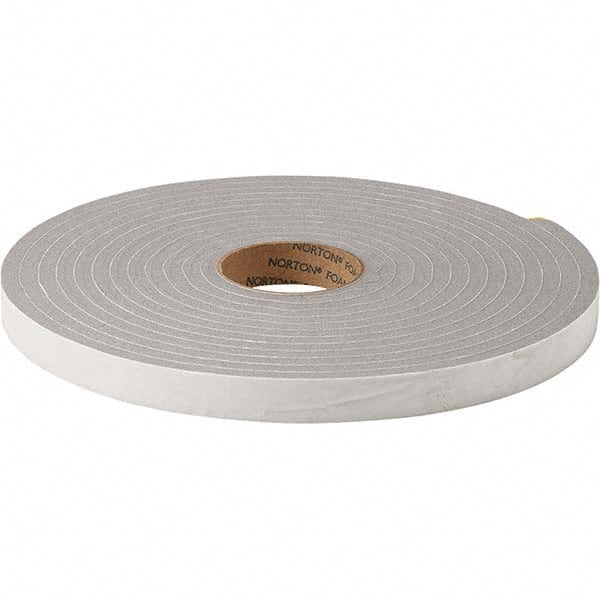 Brady 89256 Gasket Tapes; Thickness: 3/8 (Inch); Width (Inch): 1 ; Color: White ; Material: Silicone ; Length (Feet): 15 