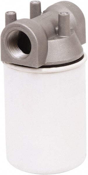 PRO-LUBE FFS-10/N Plumbing Cartridge Filter: 3.94" OD, 5.91" Long, 10 micron, Steel & Aluminum 