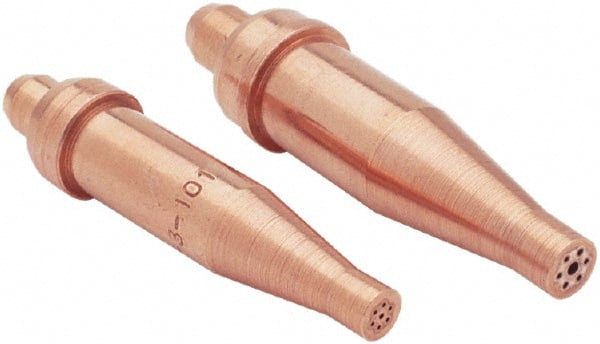 Lincoln Electric 1502084 Oxygen/Acetylene Torch Tips; Type: Cutting Tip ; Tip Number: 2 ; Model Compatibility: C-9 Tip Cleaner; V-Series and Victor Style Torches ; Gas Type: Acetylene ; Nozzle Type: One Piece 