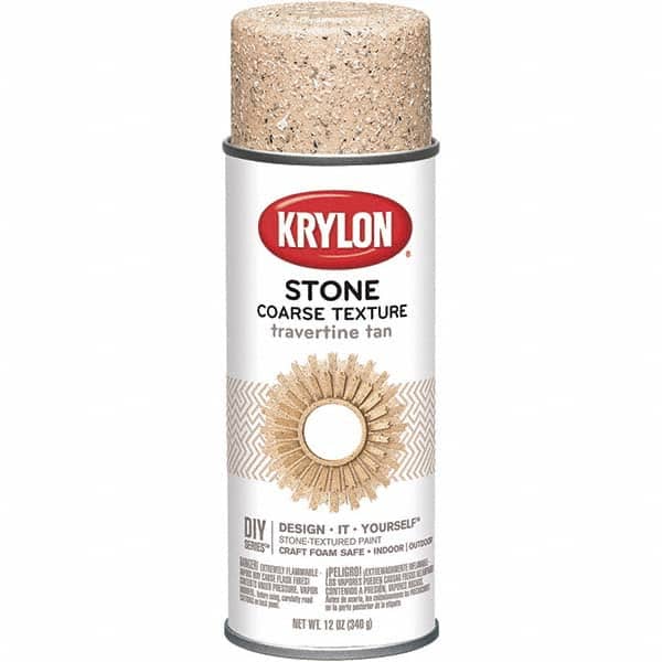 Krylon Make It Stone Coarse Texture Spray Paint Black Granite 12oz