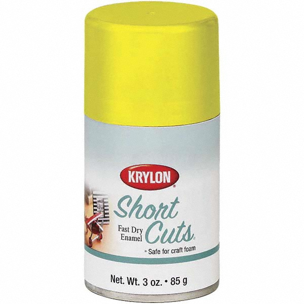 Krylon Enamel Spray Paint Sun Yellow, Gloss, 3 oz MSC Direct
