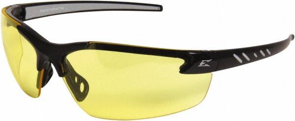 Safety Glass: Anti-Fog & Scratch-Resistant, Polycarbonate, Yellow Lenses, Frameless, UV Protection