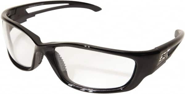 Edge Eyewear SK-XL111VS Safety Glass: Anti-Fog & Scratch-Resistant, Polycarbonate, Clear Lenses, Full-Framed, UV Protection 