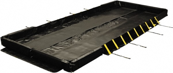 Collapsible Pool: 1,944 gal Capacity, 120" Long, 26' Wide, 12" High, Fabric