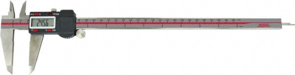 Electronic Caliper: 0 to 12", 0.0005" Resolution, IP54